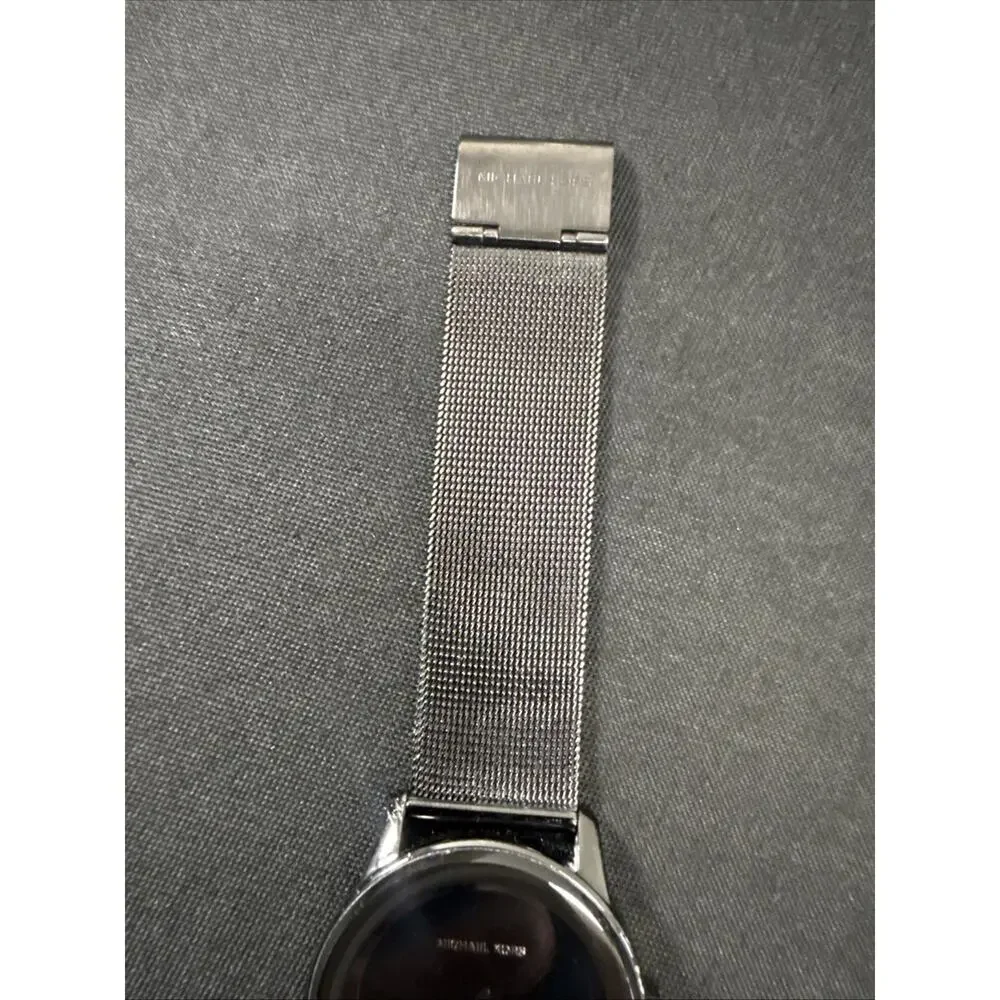 Womens Michael Kors MK-6296 New Battery- 38mm Case -8” Band- All Black (B32)